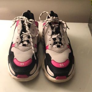 For sale Balenciaga Triple S Trainers PiNK Black yeezy su